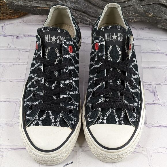 RARE!! Converse Mens Chuck Taylor (RED)ESIGN DESI(RED) Ox Canvas Skate Shoe - Picture 2 of 11